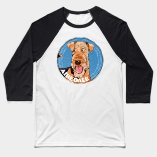 Airedale Terrier Baseball T-Shirt